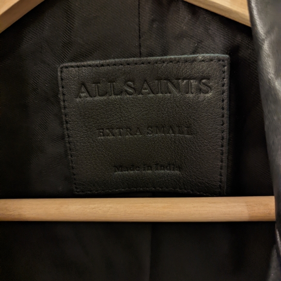 All Saints Leather Jacket - Picture 3 of 4